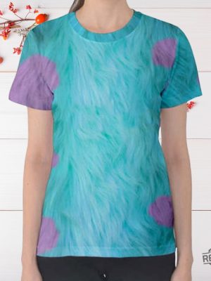 Sulley Monsters Inc James Patrick Sullivan James P Sullivan Sulley 3D All Over Printed Shirt Hoodie Sweatshirt Costume revetee 3