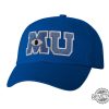 Monsters University Mu Hat Mike Halloween Costume Embroidered Logo Royal Blue Cap Monster University Hat Mike Wazowski Eye Hat revetee 1