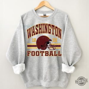 Washington Football Vintage Sweatshirt T Shirt Washington Crewneck Commander Sweater Washington Fan Gift Washington T Shirt revetee 2