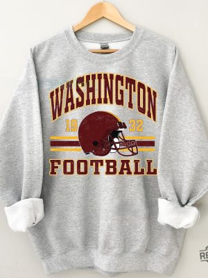 Washington Football Vintage Sweatshirt T Shirt Washington Crewneck Commander Sweater Washington Fan Gift Washington T Shirt revetee 2