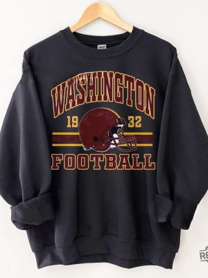 Washington Football Vintage Sweatshirt T Shirt Washington Crewneck Commander Sweater Washington Fan Gift Washington T Shirt revetee 3