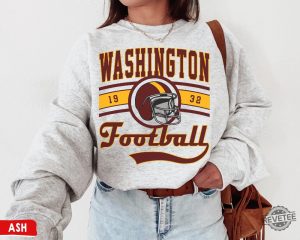 Washington Football Crewneck Shirt Vintage Style Washington Sweatshirt Commander Sweater Washington Fans Gift Washington T Shirt Hoodie revetee 2