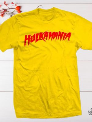 Hulkamania T Shirt Hoodie Sweatshirt Hulk Hogan Wrestle Fight Wrestlemania Wwe Shirt revetee 2