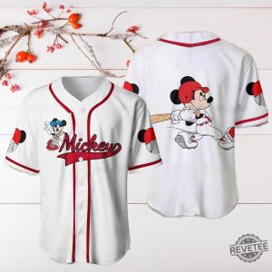 Mickey Baseball Shirt Mickey Mouse Jersey Shirt Mickey Lover Disneyland Baseball Jersey revetee 2