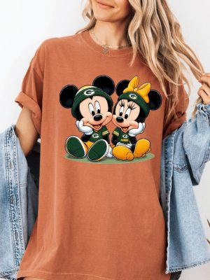 Disney Football Shirts Football Mickey And Minnie Sweatshirt Disney Sport Hoodie Family Matching Disney Football Sweater revetee 2