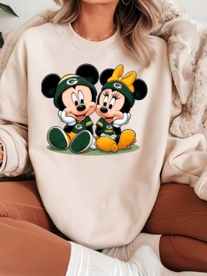 Disney Football Shirts Football Mickey And Minnie Sweatshirt Disney Sport Hoodie Family Matching Disney Football Sweater revetee 3