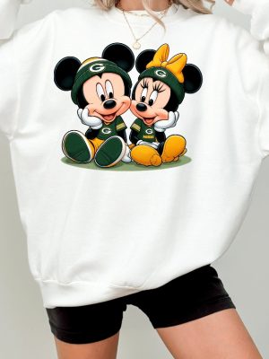 Disney Football Shirts Football Mickey And Minnie Sweatshirt Disney Sport Hoodie Family Matching Disney Football Sweater revetee 4