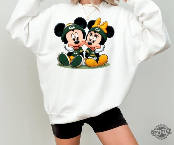 Disney Football Shirts Football Mickey And Minnie Sweatshirt Disney Sport Hoodie Family Matching Disney Football Sweater revetee 4