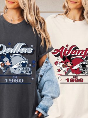 Custom Retro Dallas Mickey Shirt Atlata Mickey Shirt Cincinati Mickey Shirt Chicago Mickey Shirt Seattle Mickey Shirt Pittsburgh Mickey Shirt Hoodie revetee 2