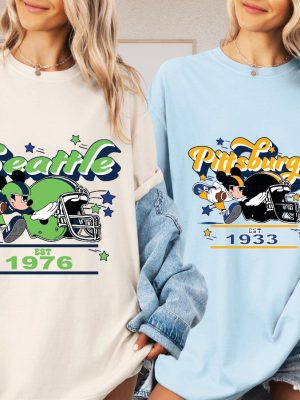 Custom Retro Dallas Mickey Shirt Atlata Mickey Shirt Cincinati Mickey Shirt Chicago Mickey Shirt Seattle Mickey Shirt Pittsburgh Mickey Shirt Hoodie revetee 5