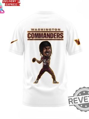 Washington Commanders Jayden Daniels 2024 White T Shirt Jayden Daniels Shirt Hoodie Sweatshirt revetee 4