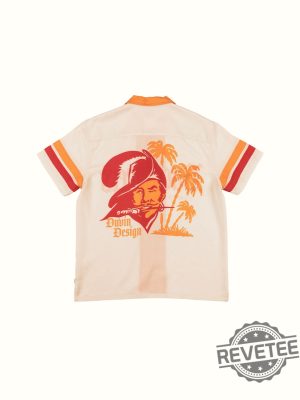 Duvin X Buccaneers Cabana Shirt Buccaneers Creamsicle Shirt Duvin Design Buccaneers Cabana Hawaiian Shirt revetee 4