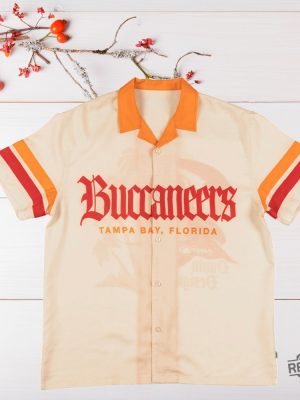 Duvin X Buccaneers Cabana Shirt Buccaneers Creamsicle Shirt Duvin Design Buccaneers Cabana Hawaiian Shirt revetee 5