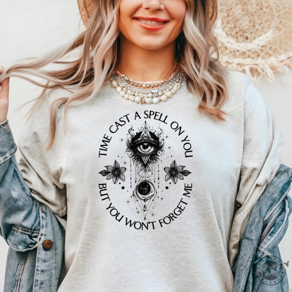 Vintage Stevie Nicks Time Cast A Spell Tee Classic Rock Band Lover Sweatshirt Retro Music Fan Gift Festival Wear Hoodie Silver Springs Shirt