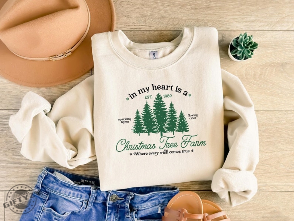 Christmas Tree Farm Shirt For Kids  Adults Cozy Taylor Lyrics Crewneck Pullover Sweatshirt Holiday Tshirt Swiftie Christmas Hoodie Xmas Sweater Gift