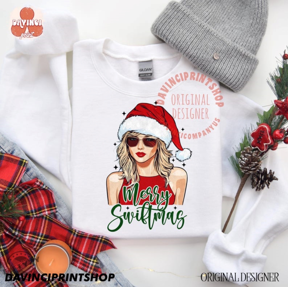 Merry Swiftmas Shirt Funny Christmas Tshirt Christmas Season Hoodie Music Fan Christmas Sweatshirt Xmas Shirt