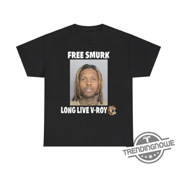 Free Smurk Long Live V Roy Lil Durk Mugshot Shirt Tribute Tee For Hiphop Fans trendingnowe 2