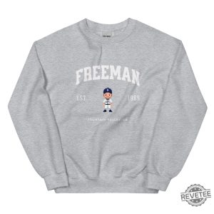 Freddie Freeman Dodgers Varsity Crew Sweatshirt Freddie Freeman Shirt Hoodie revetee 4