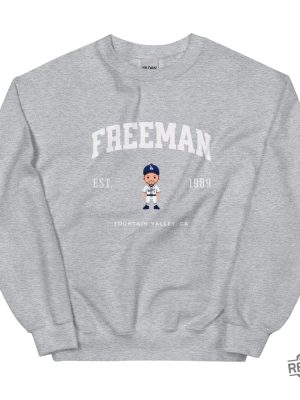 Freddie Freeman Dodgers Varsity Crew Sweatshirt Freddie Freeman Shirt Hoodie revetee 4