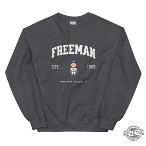 Freddie Freeman Dodgers Varsity Crew Sweatshirt Freddie Freeman Shirt Hoodie revetee 5