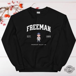 Freddie Freeman Dodgers Varsity Crew Sweatshirt Freddie Freeman Shirt Hoodie revetee 6