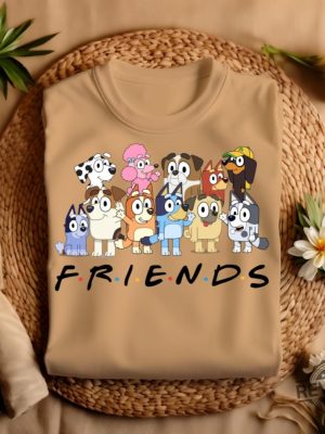 Bluey Friends Shirt Hoodie Sweatshirt Bluey Family Shirts Bluey Theme T Shirt Bluey Eras Tour Bluey For Mom Bluey For Dad Bluey And Bingo Bluey Birthday revetee 2