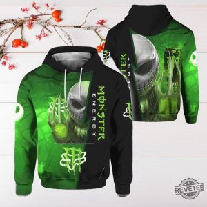 Monster Energy Fox Racing 3D Hoodie All Over Printed Shirt Sweatshirt revetee 2