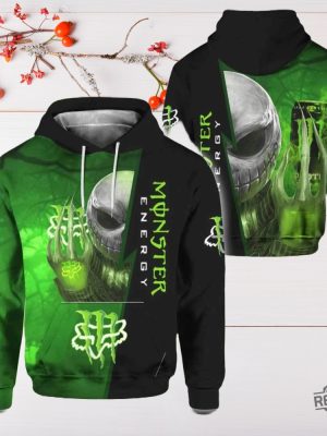 Monster Energy Fox Racing 3D Hoodie All Over Printed Shirt Sweatshirt revetee 2