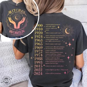 They Didnt Burn Witches They Burned Women Shirt Feminist Halloween Sweatshirt Witchy Feminist Hoodie Womens Rights Tshirt Girl Power Shirt giftyzy 2