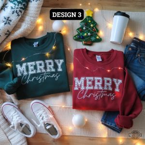 merry christmas sweatshirt t shirt hoodie merry and bright buffalo plaid sweater xmas jumper gift laughinks 3