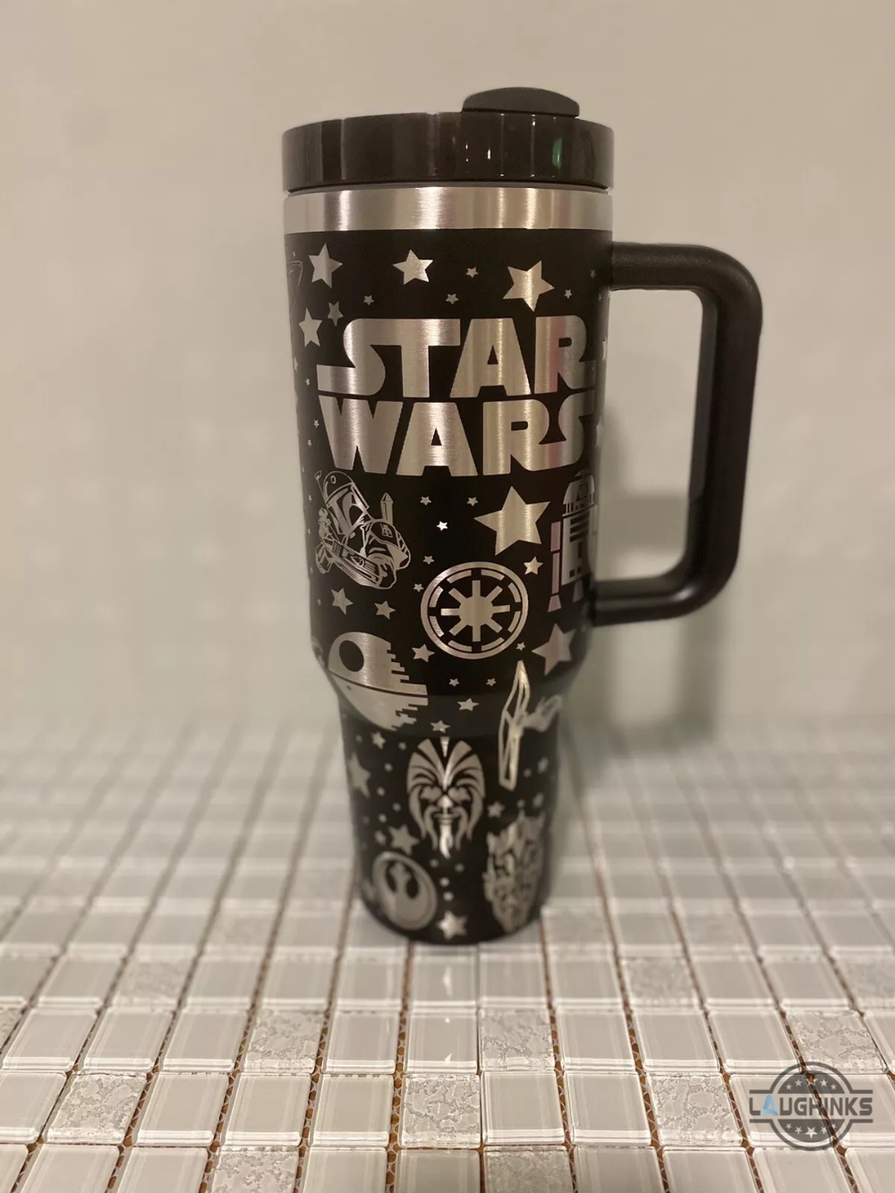 star wars laser engraved 40oz cup may the force be with you stanley 40 oz tumbler dupe laughinks 1