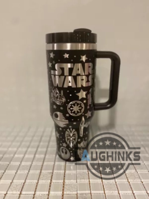 star wars laser engraved 40oz cup may the force be with you stanley 40 oz tumbler dupe laughinks 2