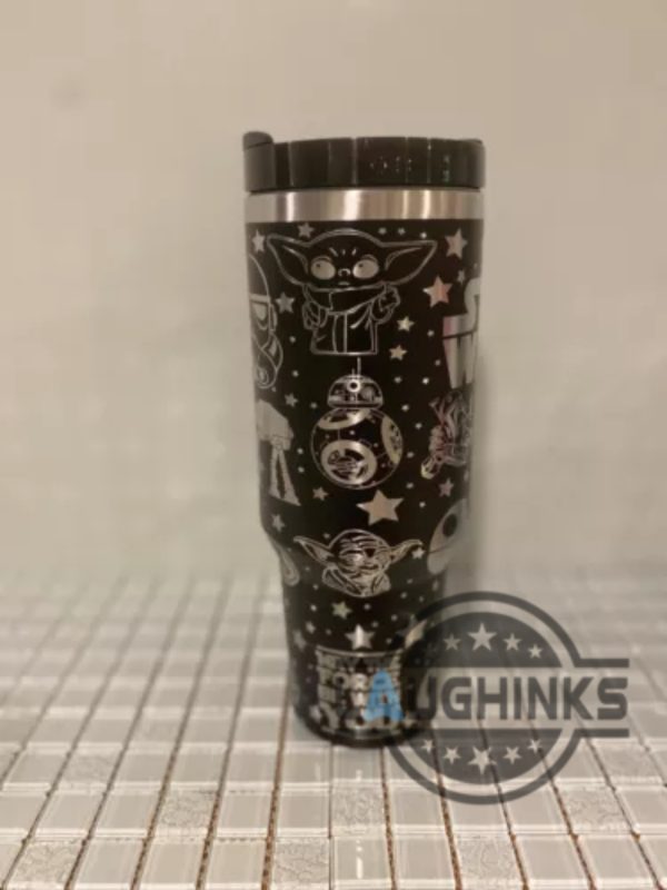 star wars laser engraved 40oz cup may the force be with you stanley 40 oz tumbler dupe laughinks 3