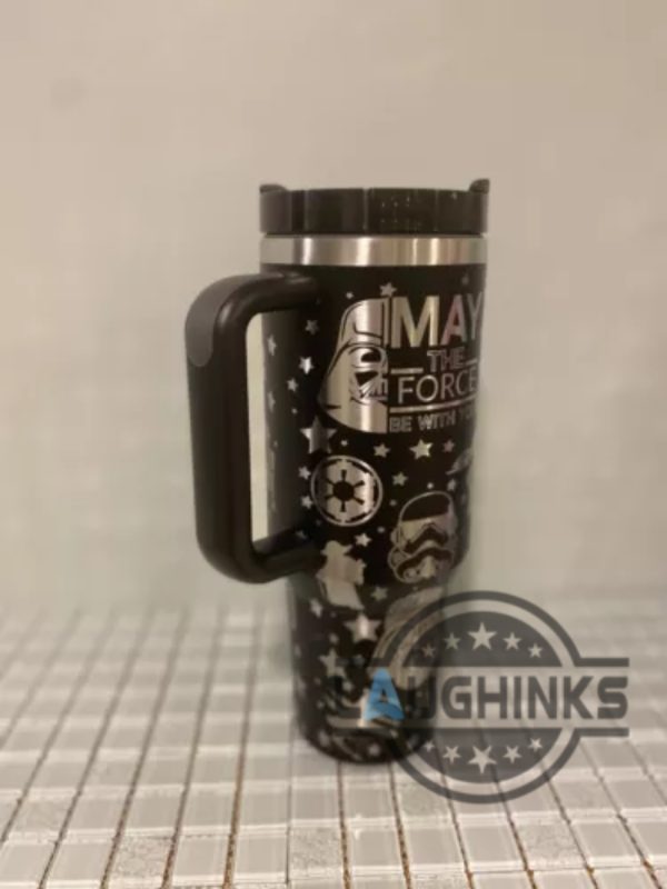 star wars laser engraved 40oz cup may the force be with you stanley 40 oz tumbler dupe laughinks 5