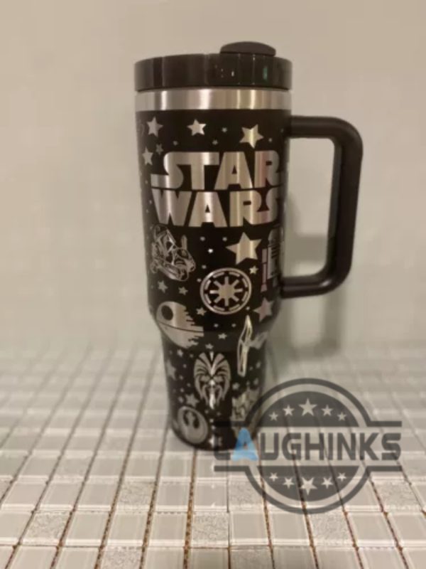 star wars laser engraved 40oz cup may the force be with you stanley 40 oz tumbler dupe laughinks 6