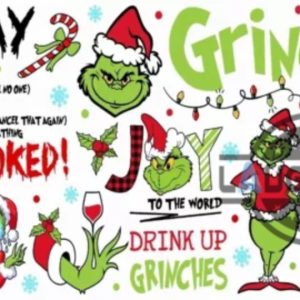 drink up grinches christmas stanley tumbler dupe 40 oz