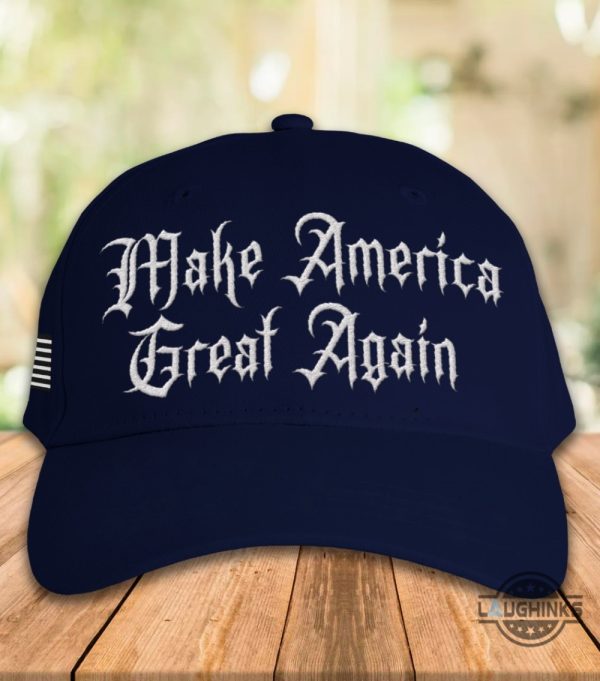 dark gothic maga hat elon musk make america great again embroidered baseball hat laughinks 5