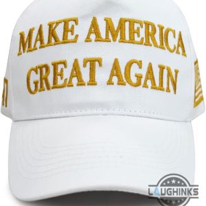 make america great again hat by nick bosa while photobooming national television review gold donald trump maga embroidered baseball cap laughinks 3