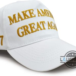 make america great again hat by nick bosa while photobooming national television review gold donald trump maga embroidered baseball cap laughinks 5