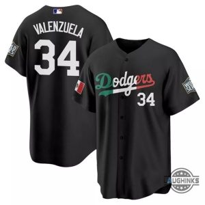 fernando valenzuela baseball jersey shirt number 34 los angeles dodgers mexico mlb world series jerseys laughinks 1