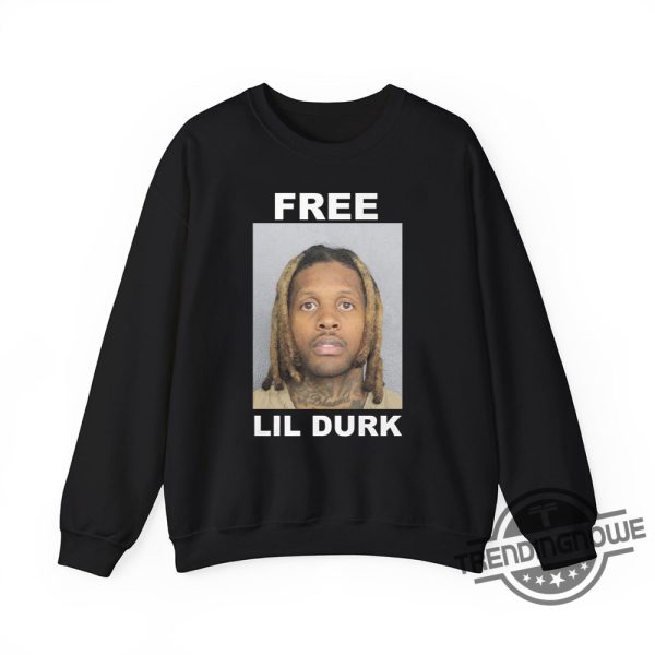 Free Lil Durk Mugshot Shirt Bold Tee Supporting Lil Durk trendingnowe 1