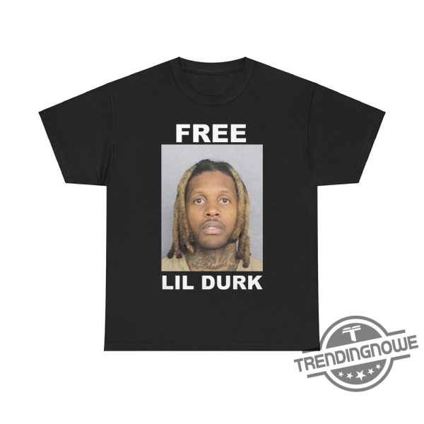 Free Lil Durk Mugshot Shirt Bold Tee Supporting Lil Durk trendingnowe 2