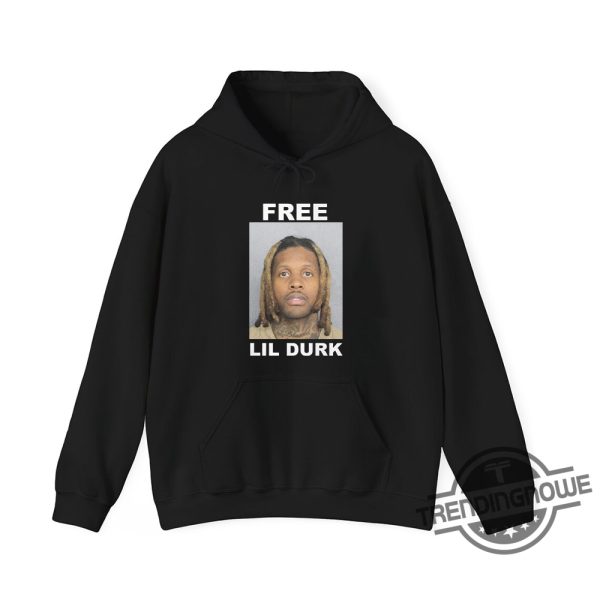 Free Lil Durk Mugshot Shirt Bold Tee Supporting Lil Durk trendingnowe 3