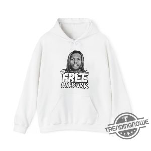 Free Lil Durk Shirt Show Support For The Hiphop Star trendingnowe 3