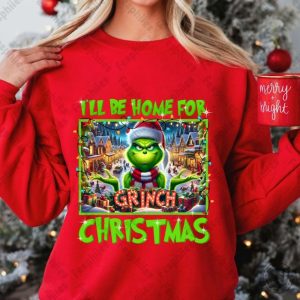 Ill Be Home For Christmas Shirt My Day Christmas Hoodie Xmas Friends Design For Sweatshirt Christmas Movie Tshirt giftyzy 4