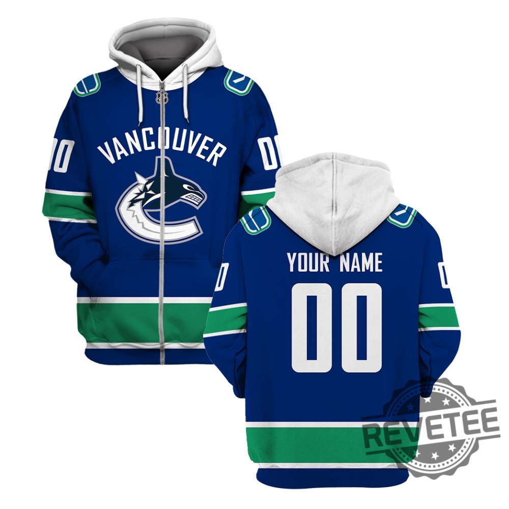 Personalized Nhl Vancouver Canucks For Fans 3D All Over Print Zip Up Hoodie Shirt Sweatshirt