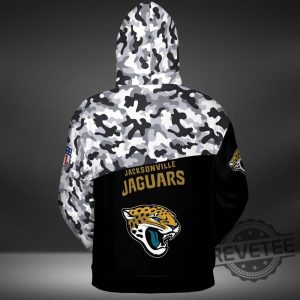 Jacksonville Jaguars Nfl Camo Veteran Team 3D All Over Print Zip Up Hoodie Option Shirt Sweatshirt revetee 2