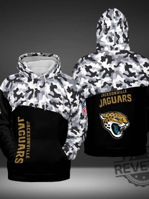 Jacksonville Jaguars Nfl Camo Veteran Team 3D All Over Print Zip Up Hoodie Option Shirt Sweatshirt revetee 3