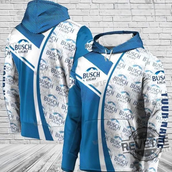 Busch Light Hoodie 3D Logo Pattern Gift For Beer Lovers Shirt Sweatshirt revetee 1