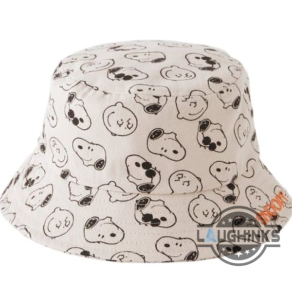 peanuts snoopy all over printed bucket hat zara replica